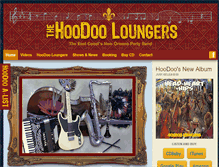Tablet Screenshot of hoodooloungers.com
